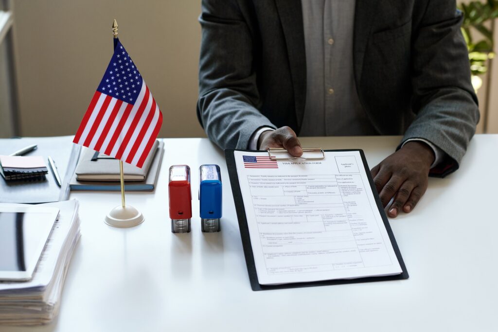 Woman Renewing Her US Business Visa | Trusted Immigration Lawyers | U.S. Immigration Law Counsel