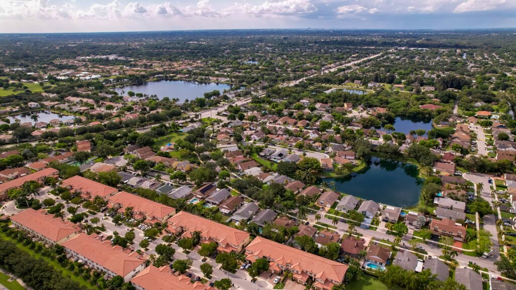 Aerial View of Cooper City | Trusted Immigration & Visa Lawyers | U.S. Immigration Law Counsel